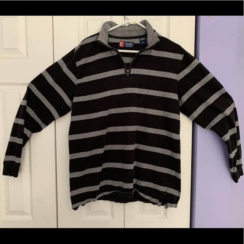 Quarter zip pullover sweater